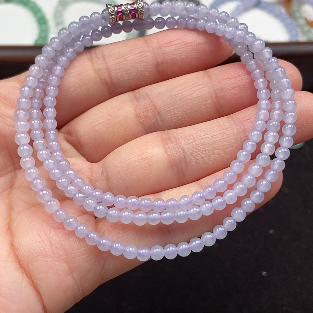 翡翠未镶嵌手串卡3.6