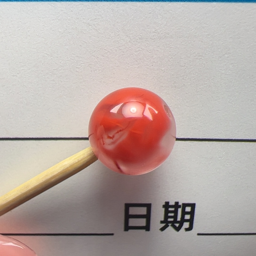 南红玛瑙圆珠7mm未镶嵌