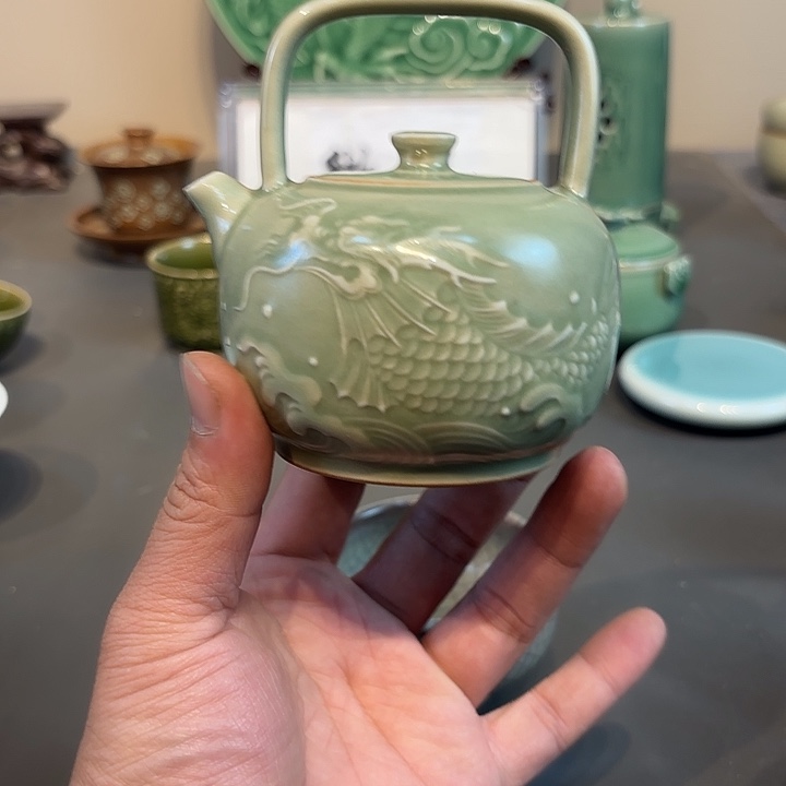 瓷片阿*龙泉青瓷福利青瓷