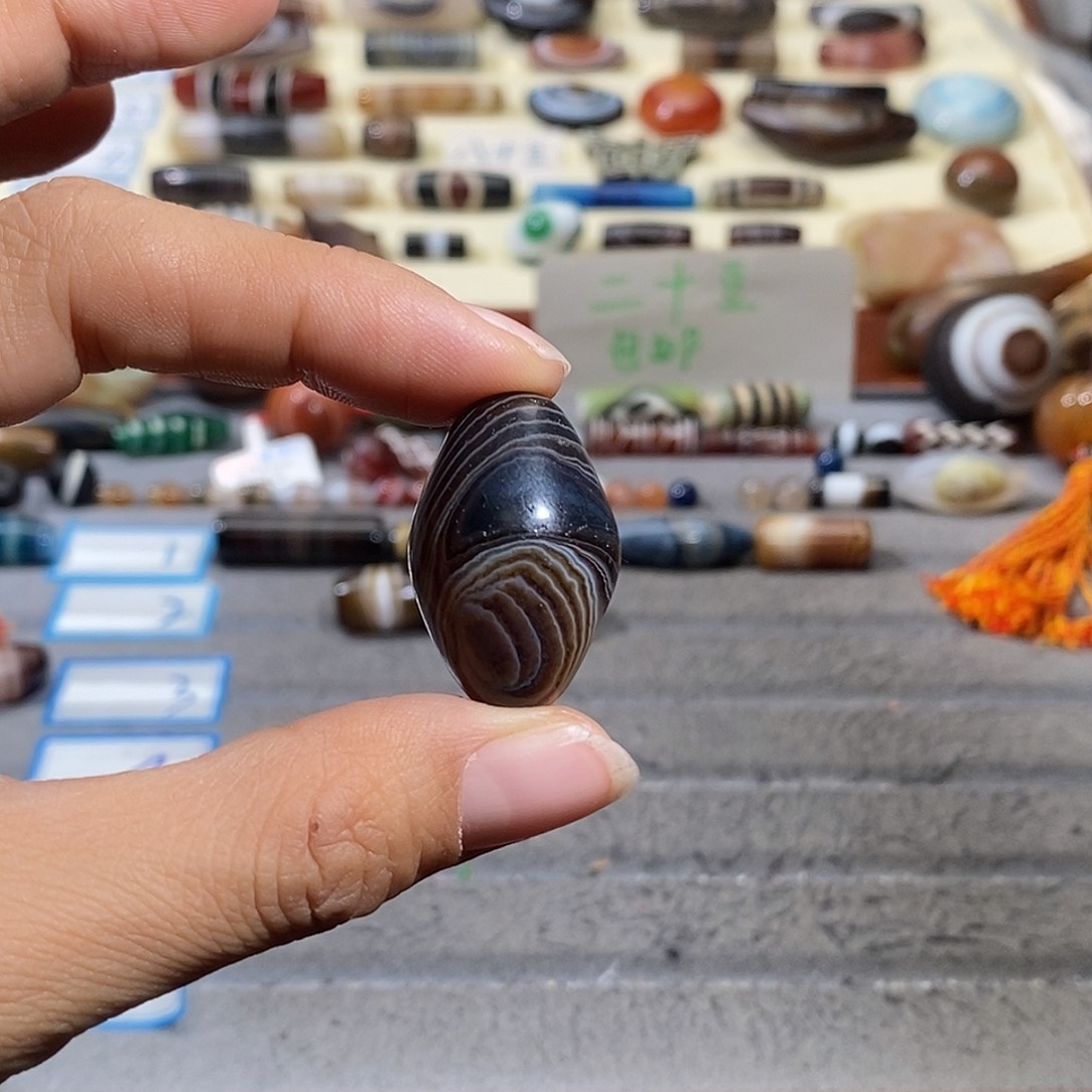 神***木玛瑙/玉髓合金颈饰