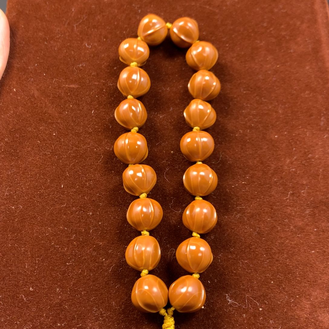 【闪购商品】橄榄核手串/手链1.2超级小鲨鱼背高货