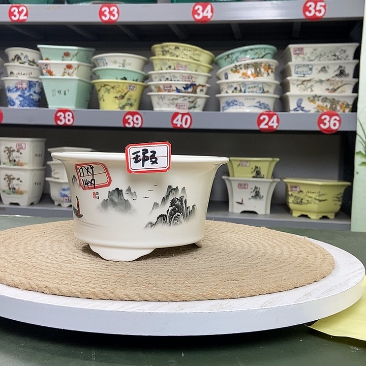 紫砂紫砂花盆3838