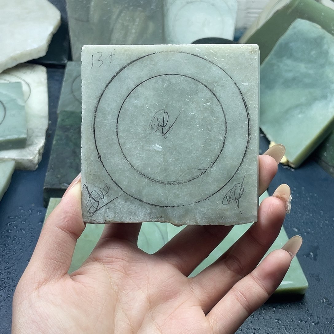 和田玉未镶嵌手镯定制手镯