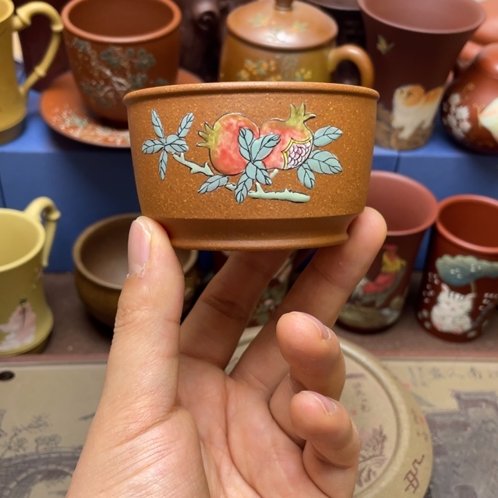 紫砂茶杯紫砂主人杯