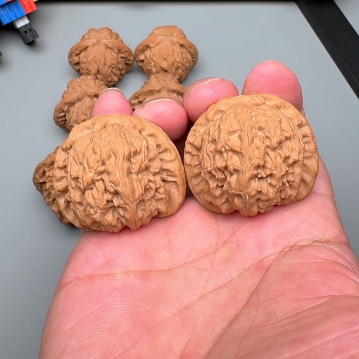 文玩核桃把件白狮子41+