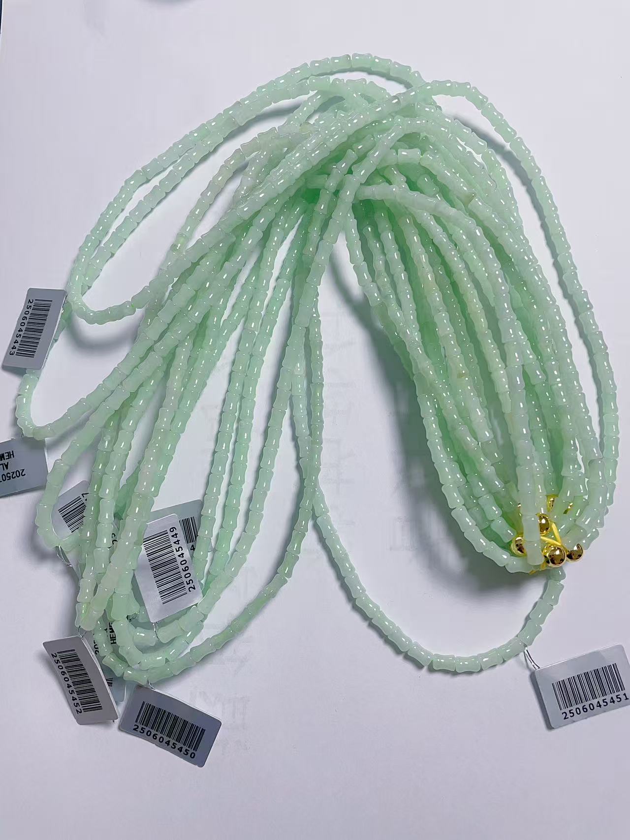 缅甸翡翠A货珠串多样性发其一拍一发一138