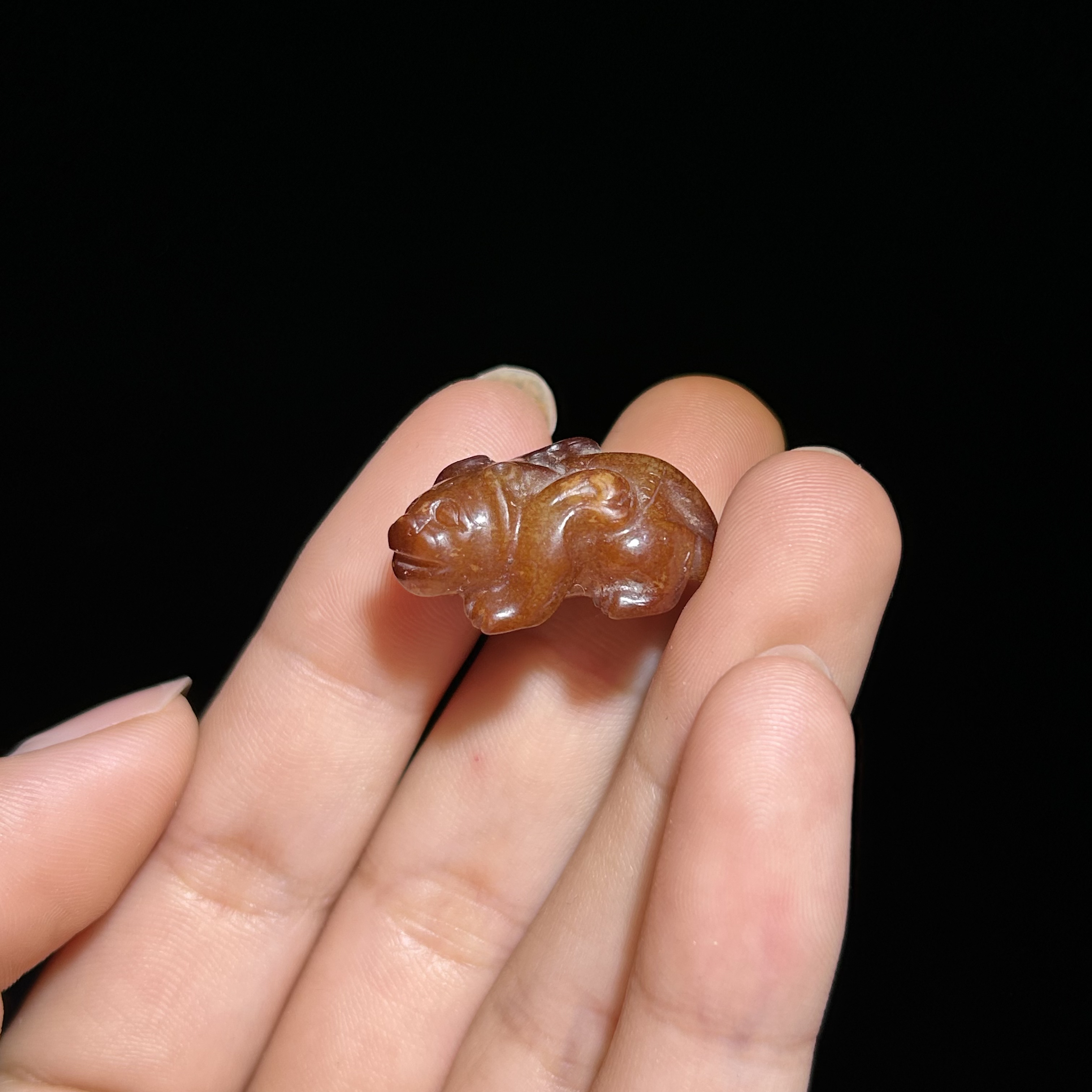 玲珑古玉收藏和田玉瑞兽