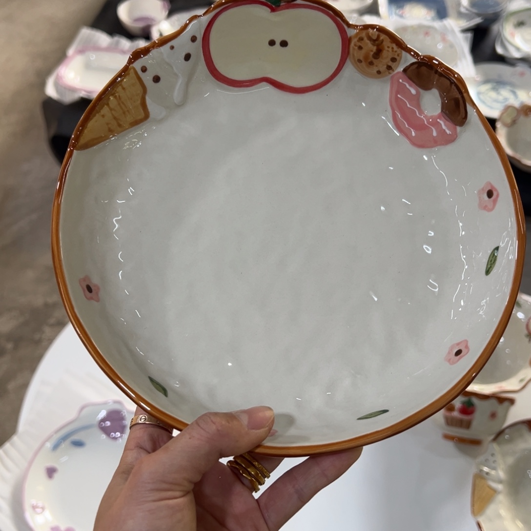 陶摆件高温陶瓷釉下彩正品！