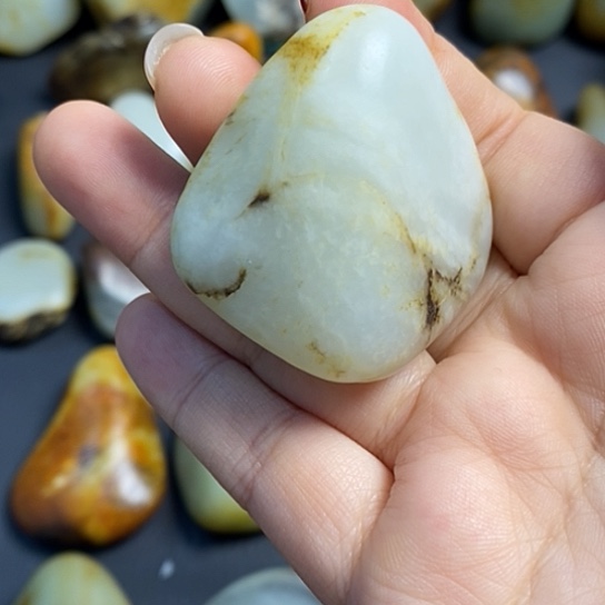 和田玉未镶嵌挂件333