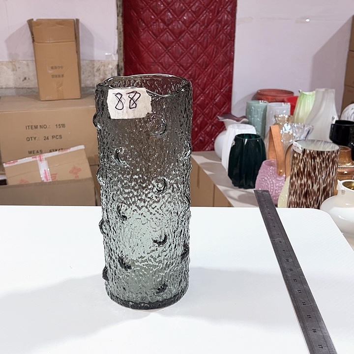 玻璃88高25口10玻璃花瓶嘎嘎好看玻璃花瓶