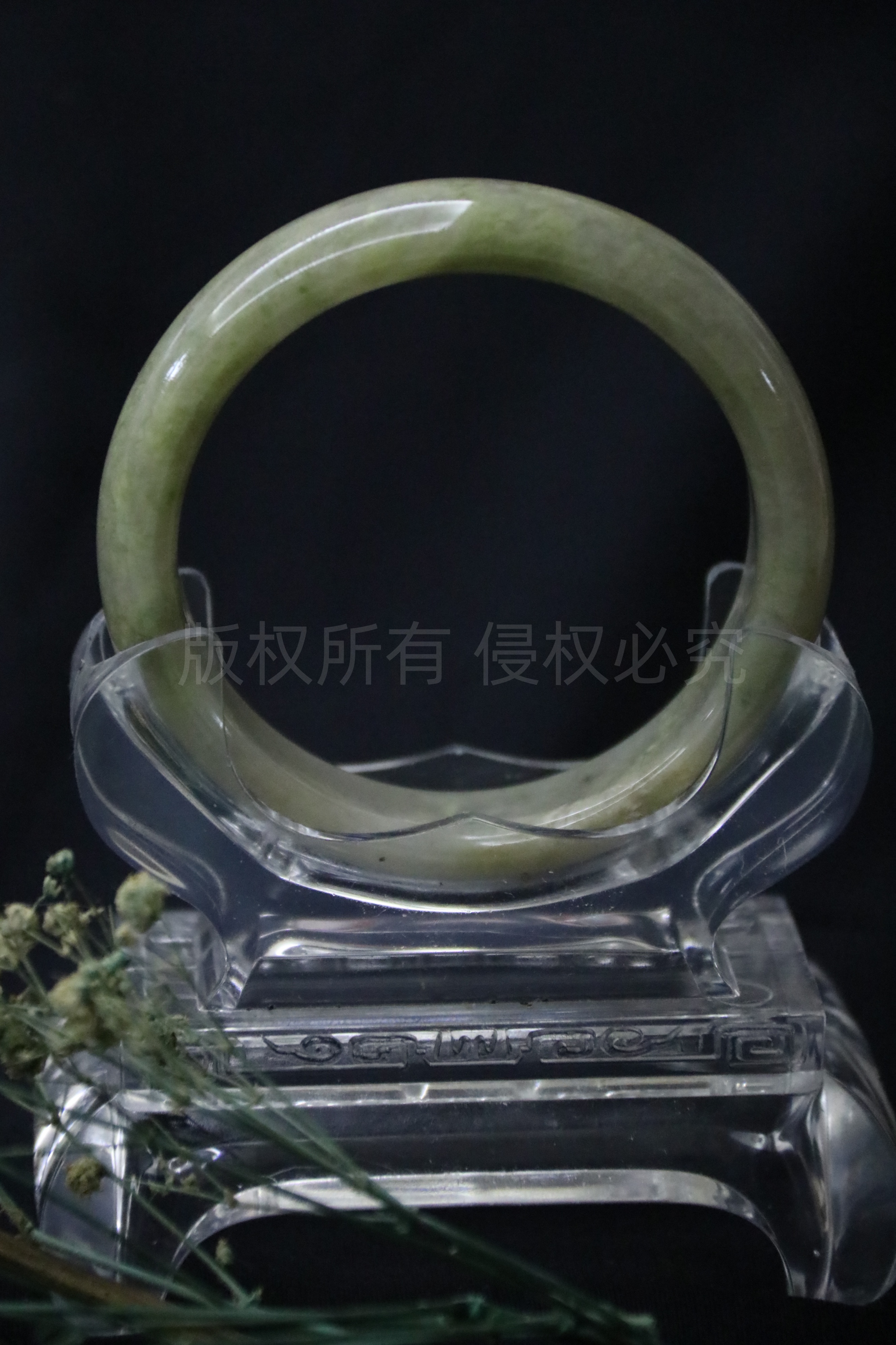 非金属陶瓷手镯 【芳姐自营】金丝玉手镯