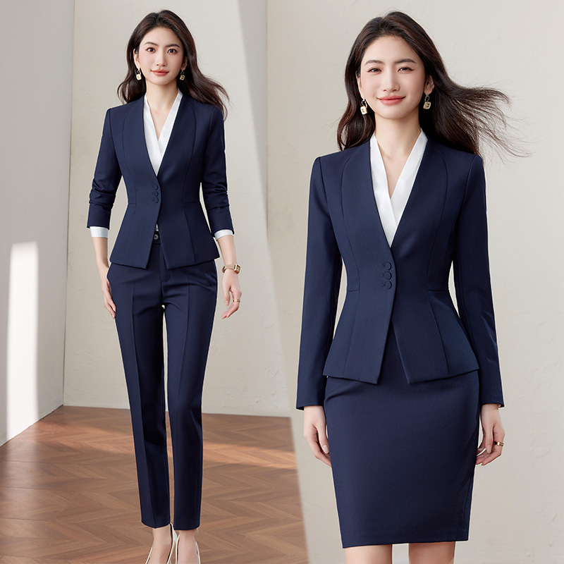 西装套装女2025春秋新款职业设计感西服正装女神范工作服6700