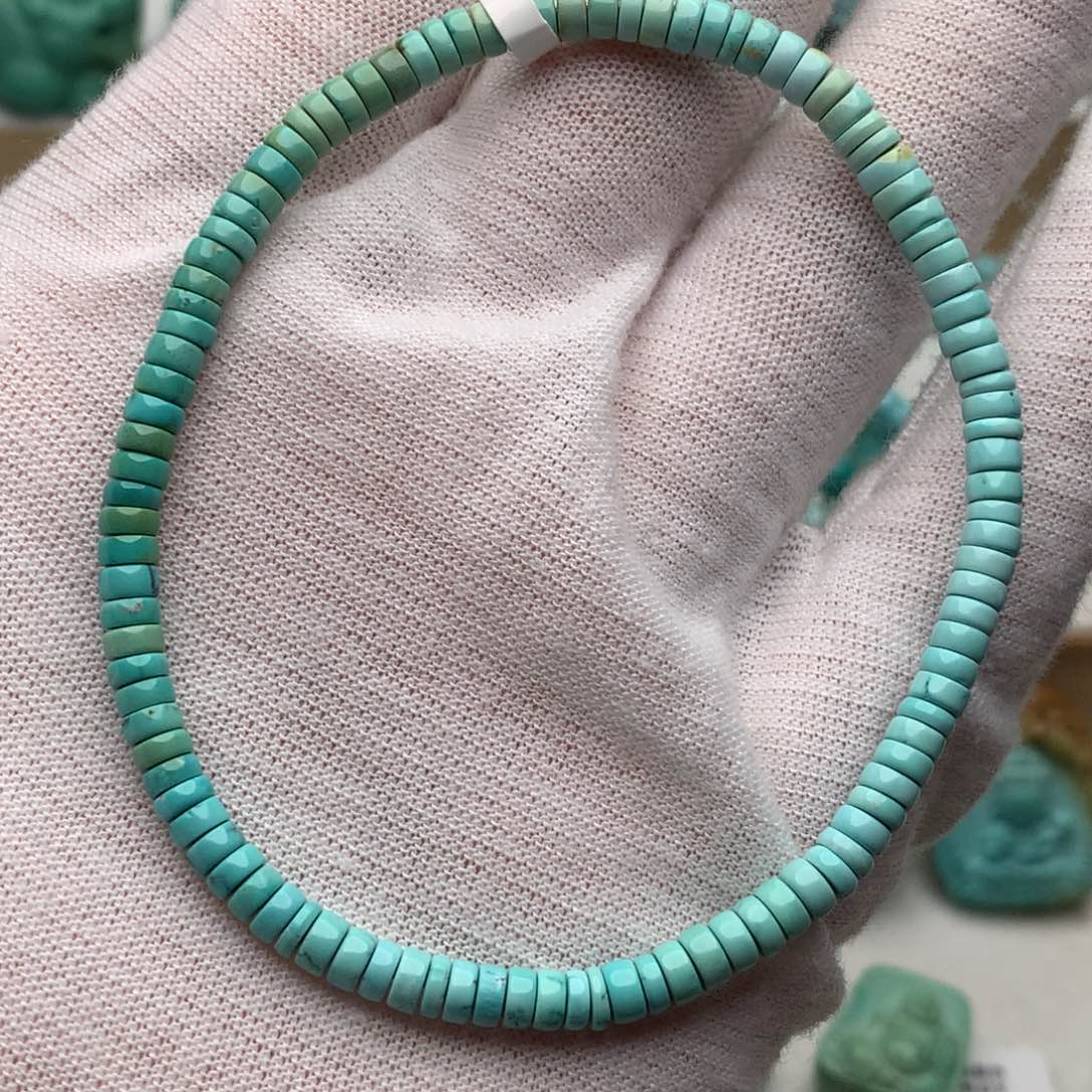 绿松石未镶嵌珠宝奇石4mm