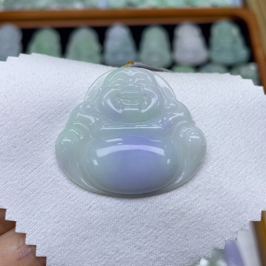 颈饰未镶嵌翡翠佛公