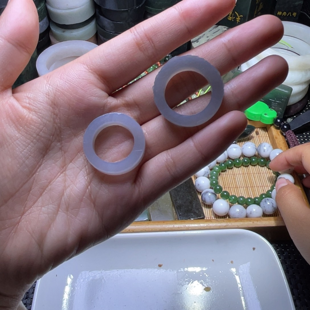 未镶嵌和田玉珠宝半成品微瑕