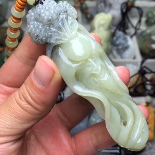 和田玉把件未镶嵌