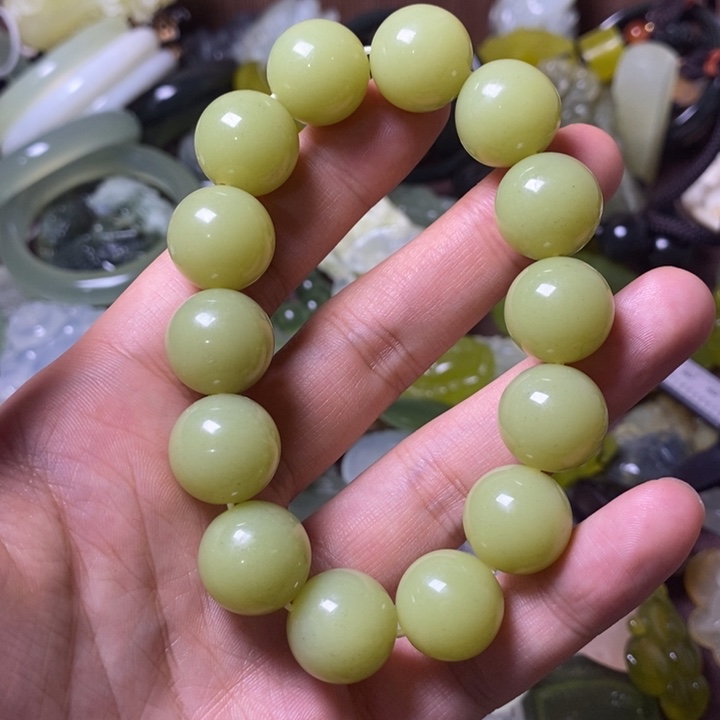 岫玉岫玉手串未镶嵌