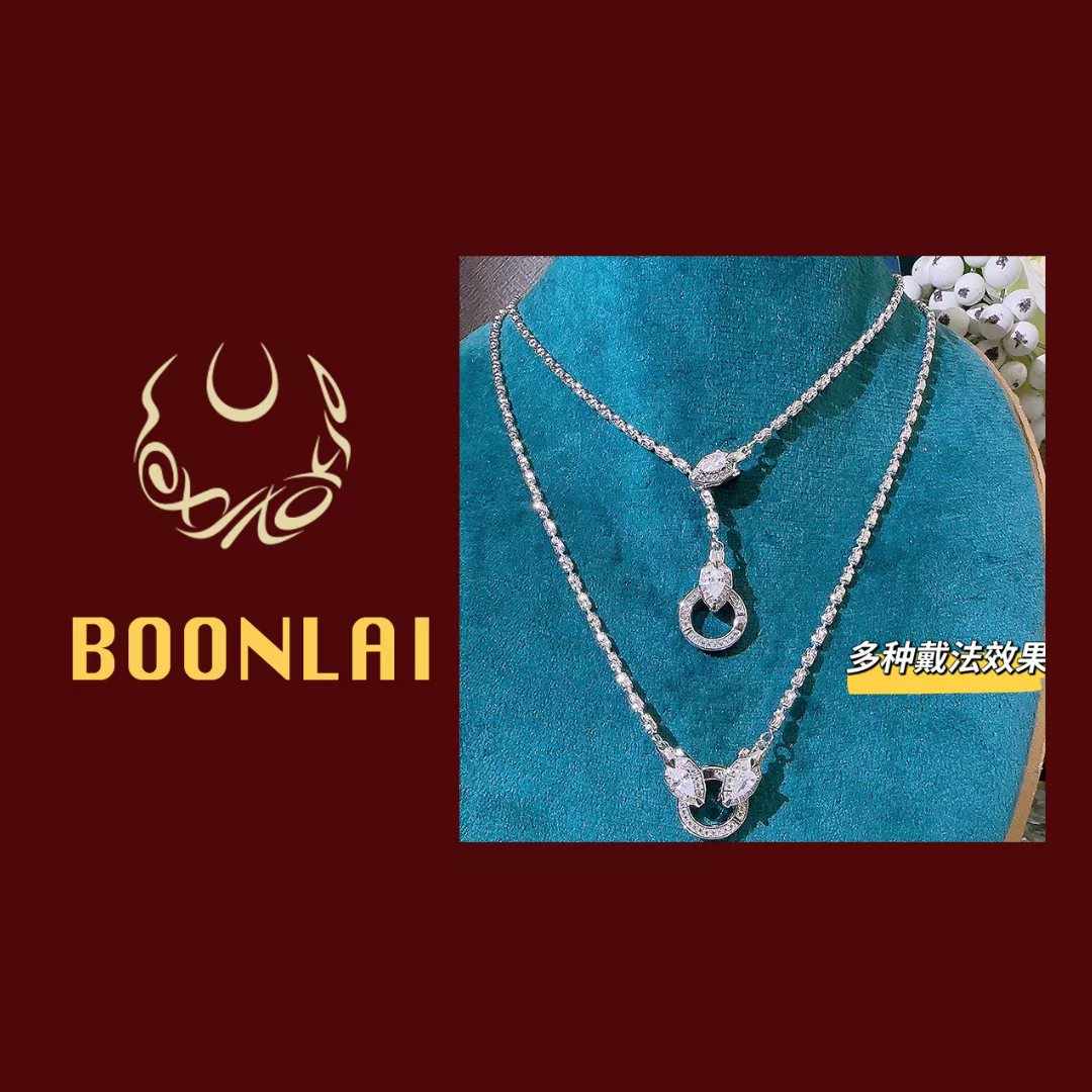 铜合金项链 【满七免一】Boonlai 新中式国风百搭功能蛇链