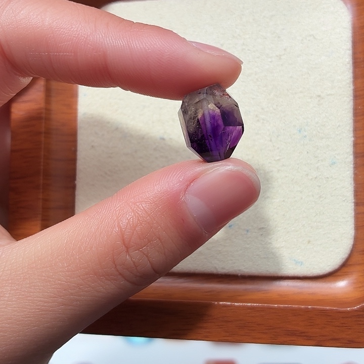 水晶银S925镶嵌珠宝半成品福利款 紫超七