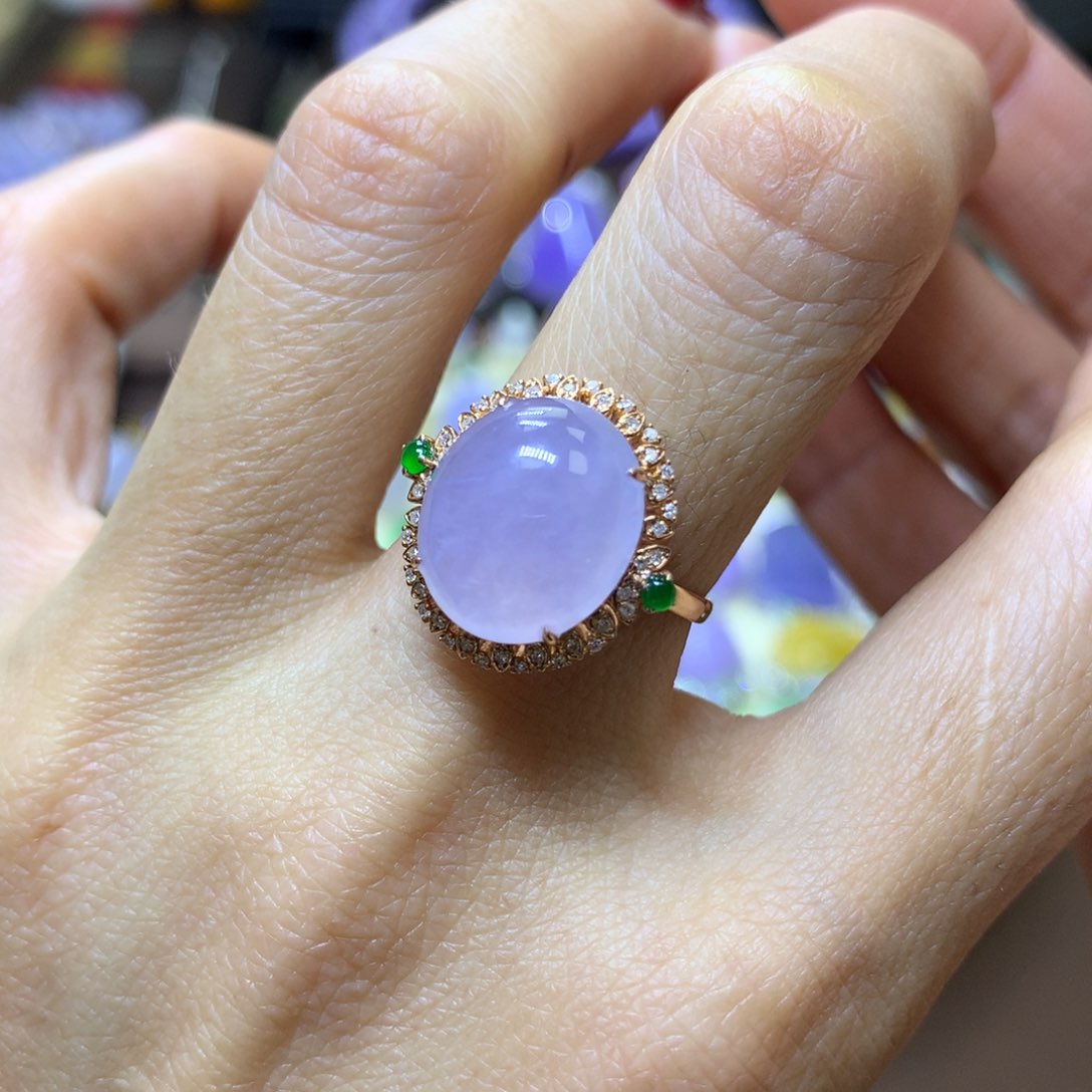 【闪购商品】翡翠颈饰18K金镶嵌翡翠