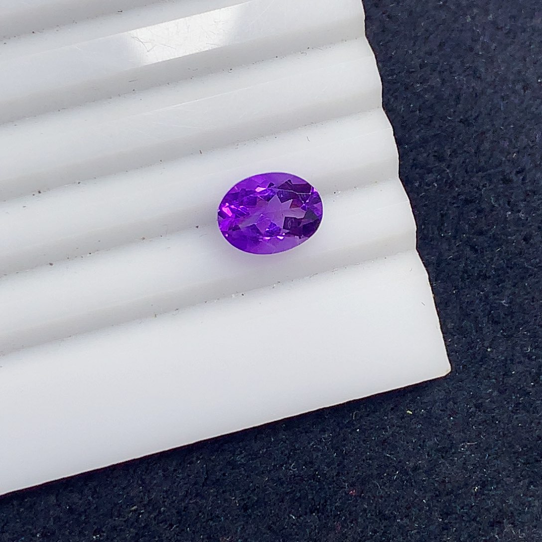 紫晶珠宝半成品未镶嵌7✖️9