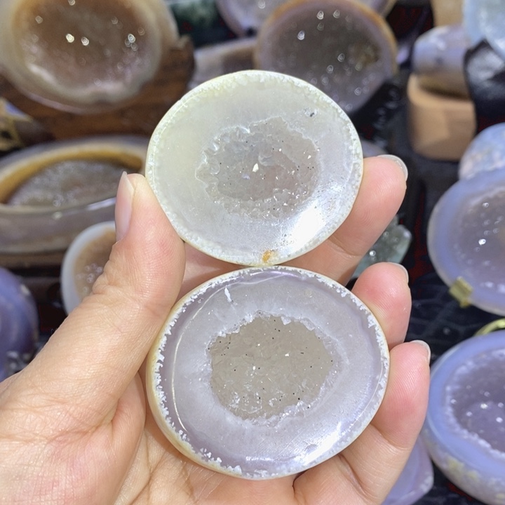 未镶嵌珠宝半成品水晶小聚宝盆