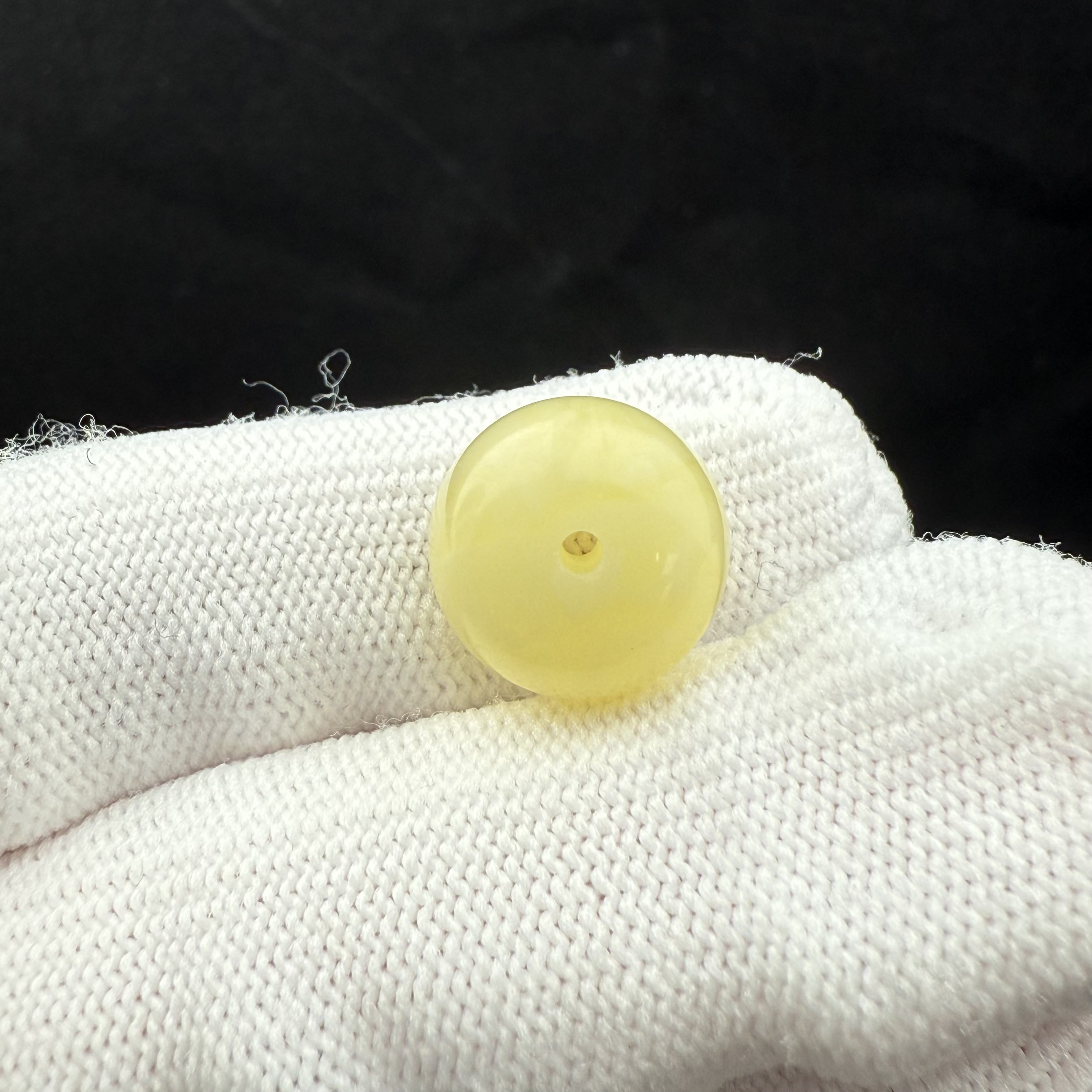 J2594天然原矿蜜蜡 墩子12.6*11 mm一物一图 支持复检