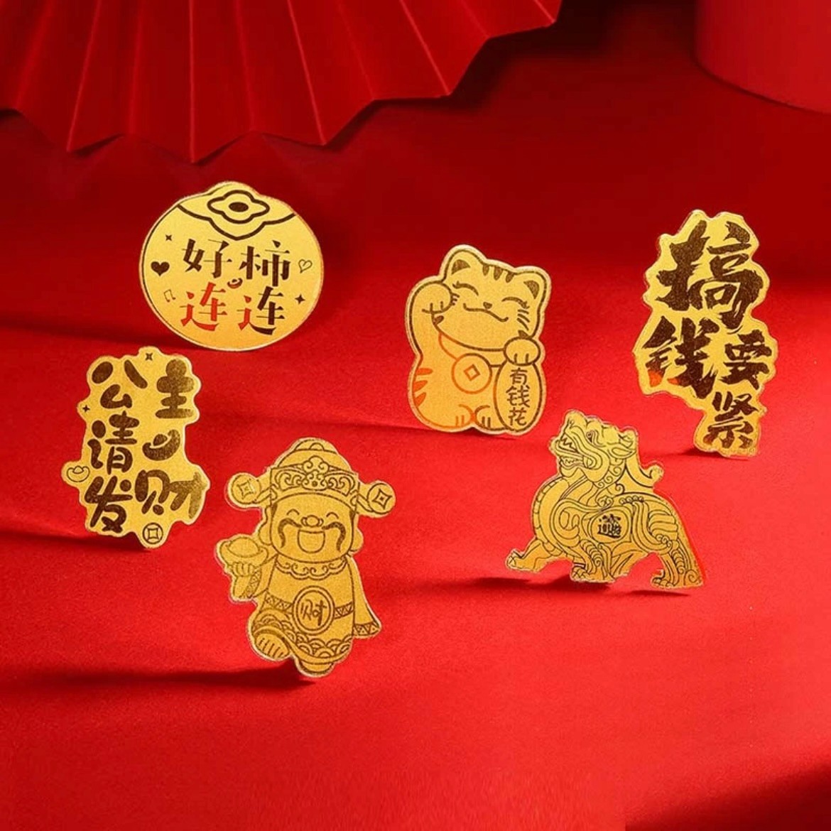 水贝爆款手机贴 公主请发财 财库 有钱花 马上有钱 新年生日礼物 