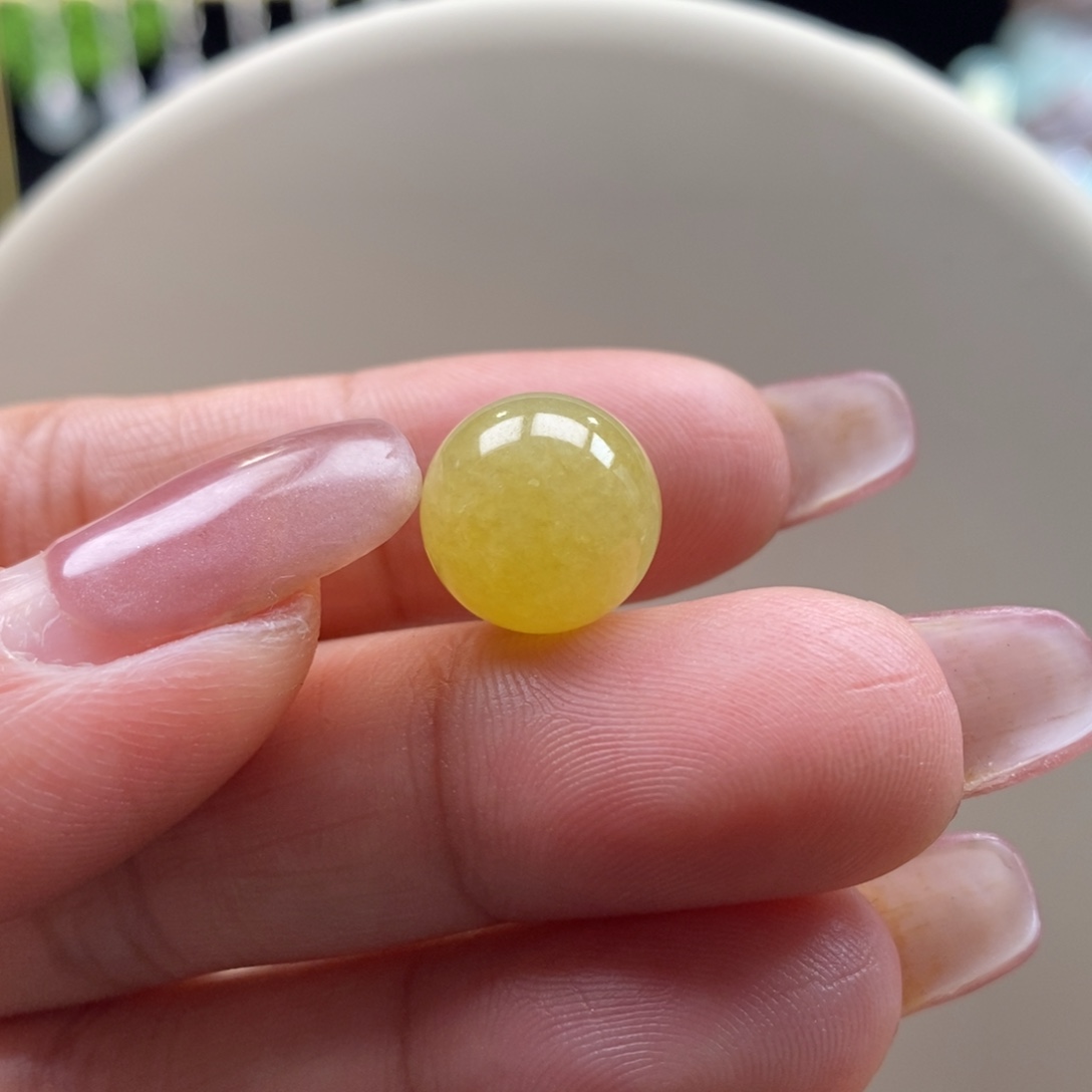 翡翠吊坠(不含链)未镶嵌翡翠满黄珠卡12.3