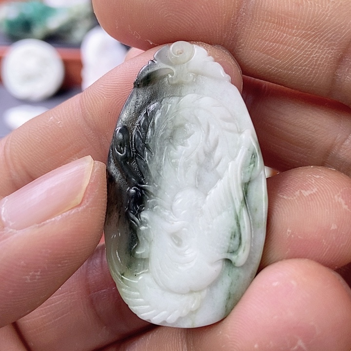 独山玉颈饰未镶嵌