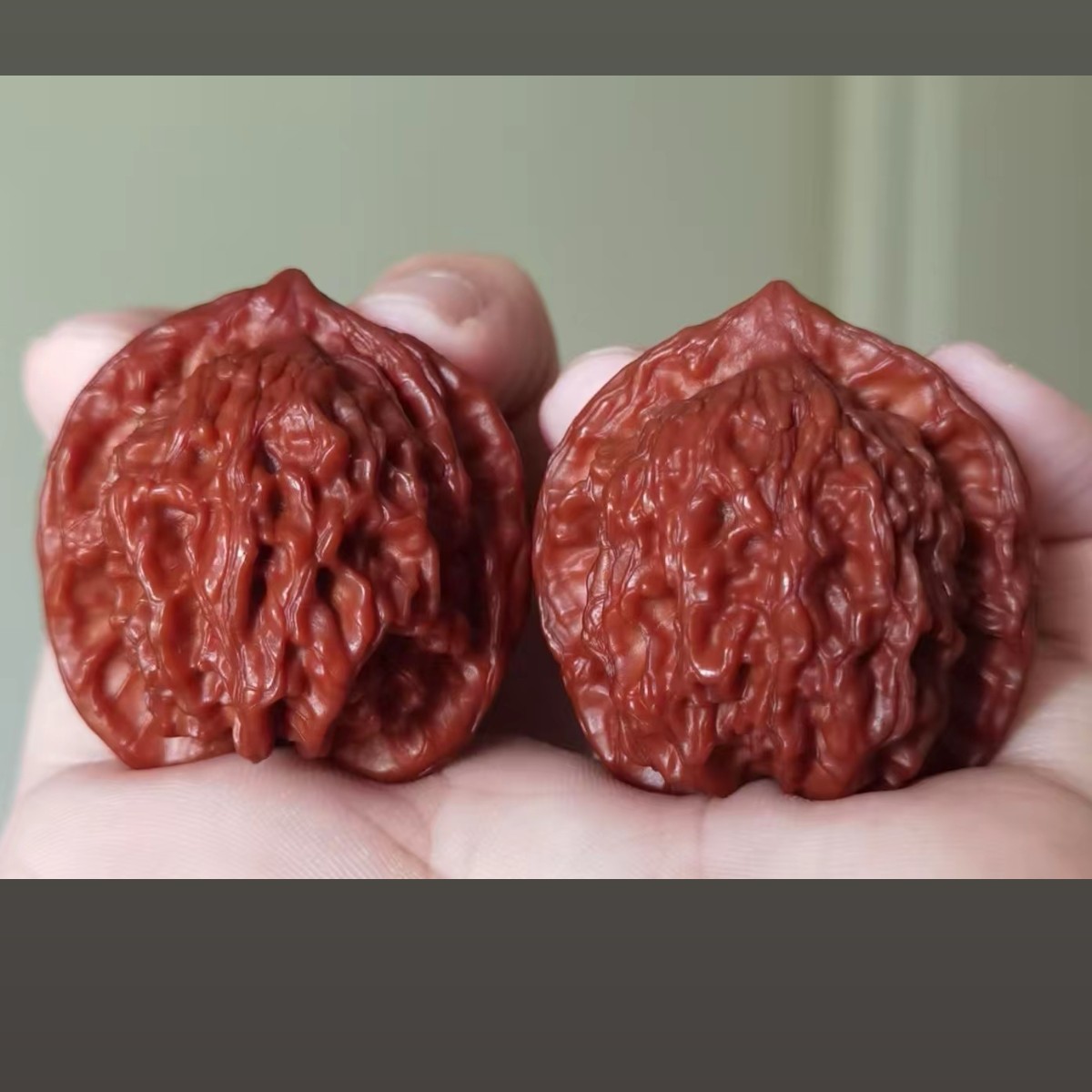 文玩核桃青果（10个盘山公子帽）