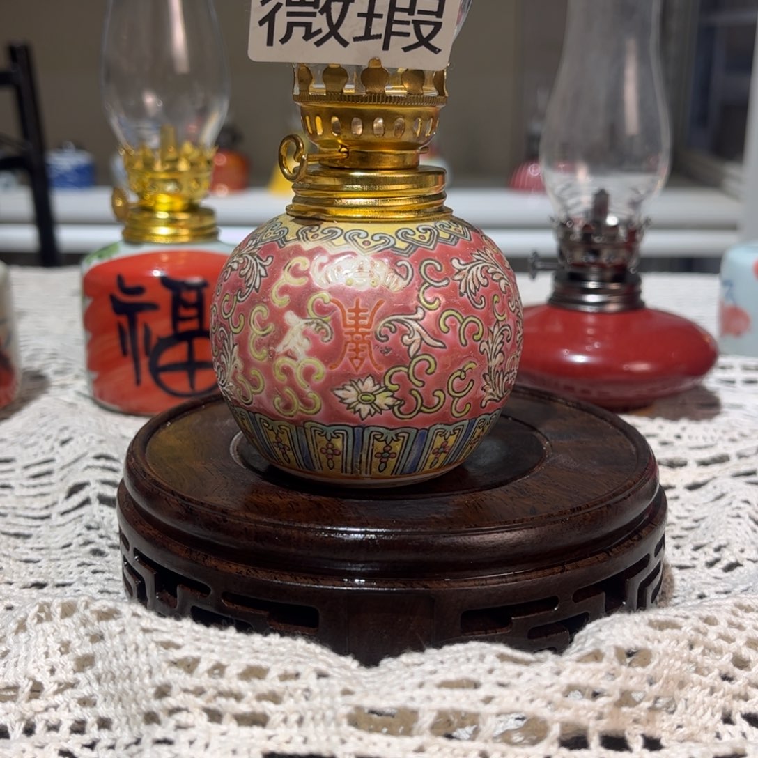 摆件景德镇陶瓷香薰灯