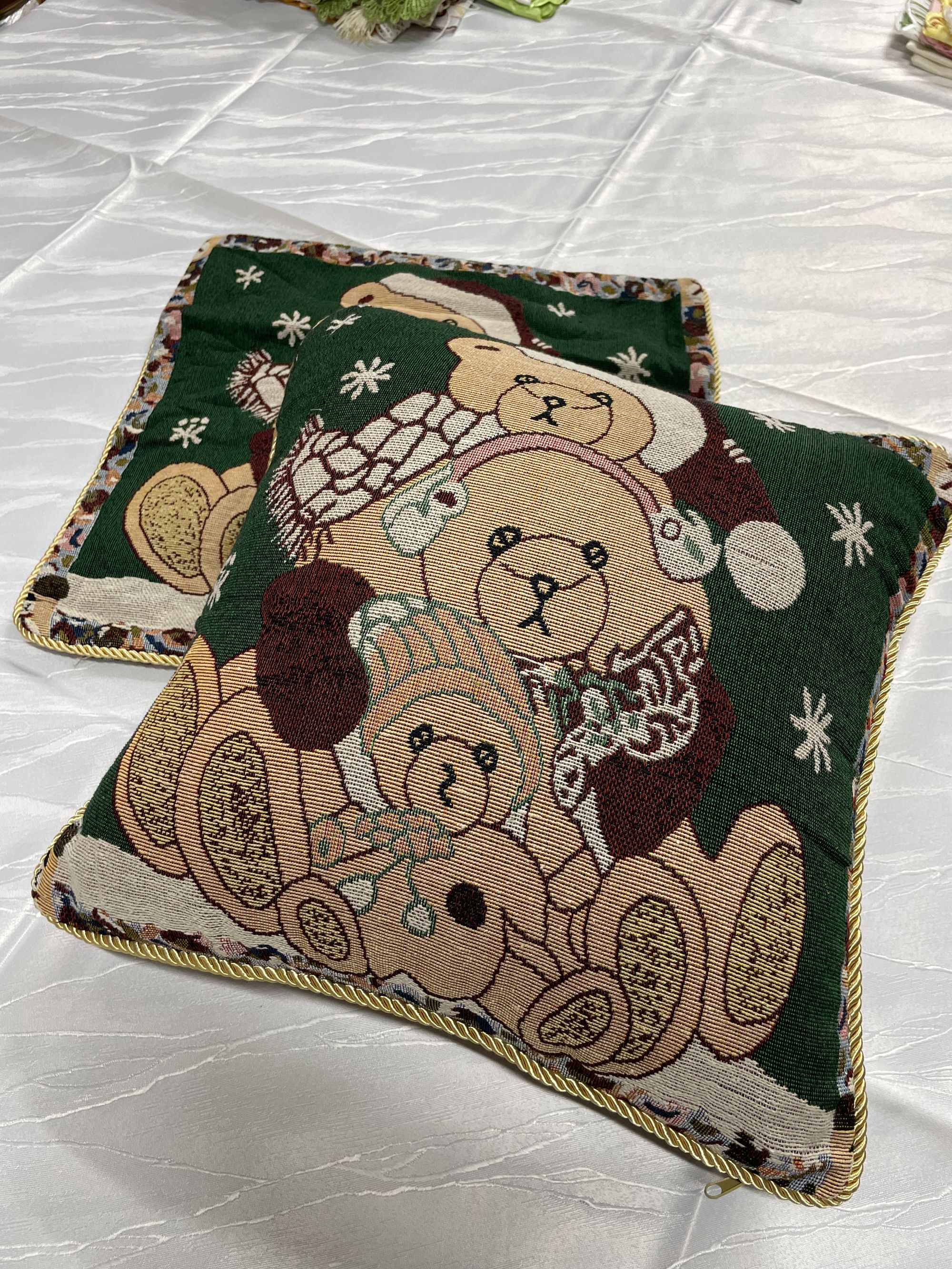 SY【直播福利】40*40鲁纳双面加厚色织布抱枕套2片不含枕芯