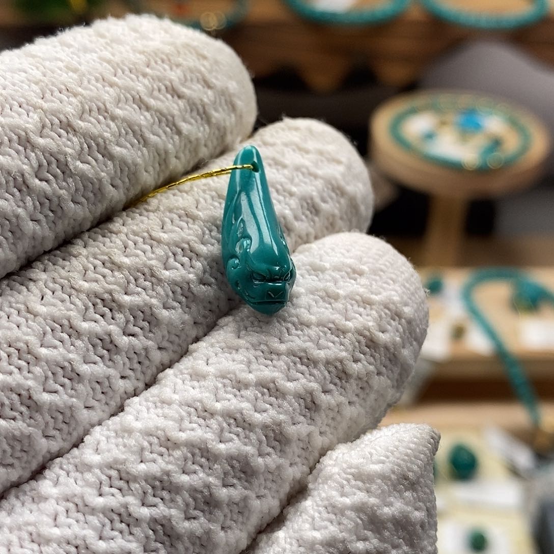 未镶嵌绿松石珠宝奇石550