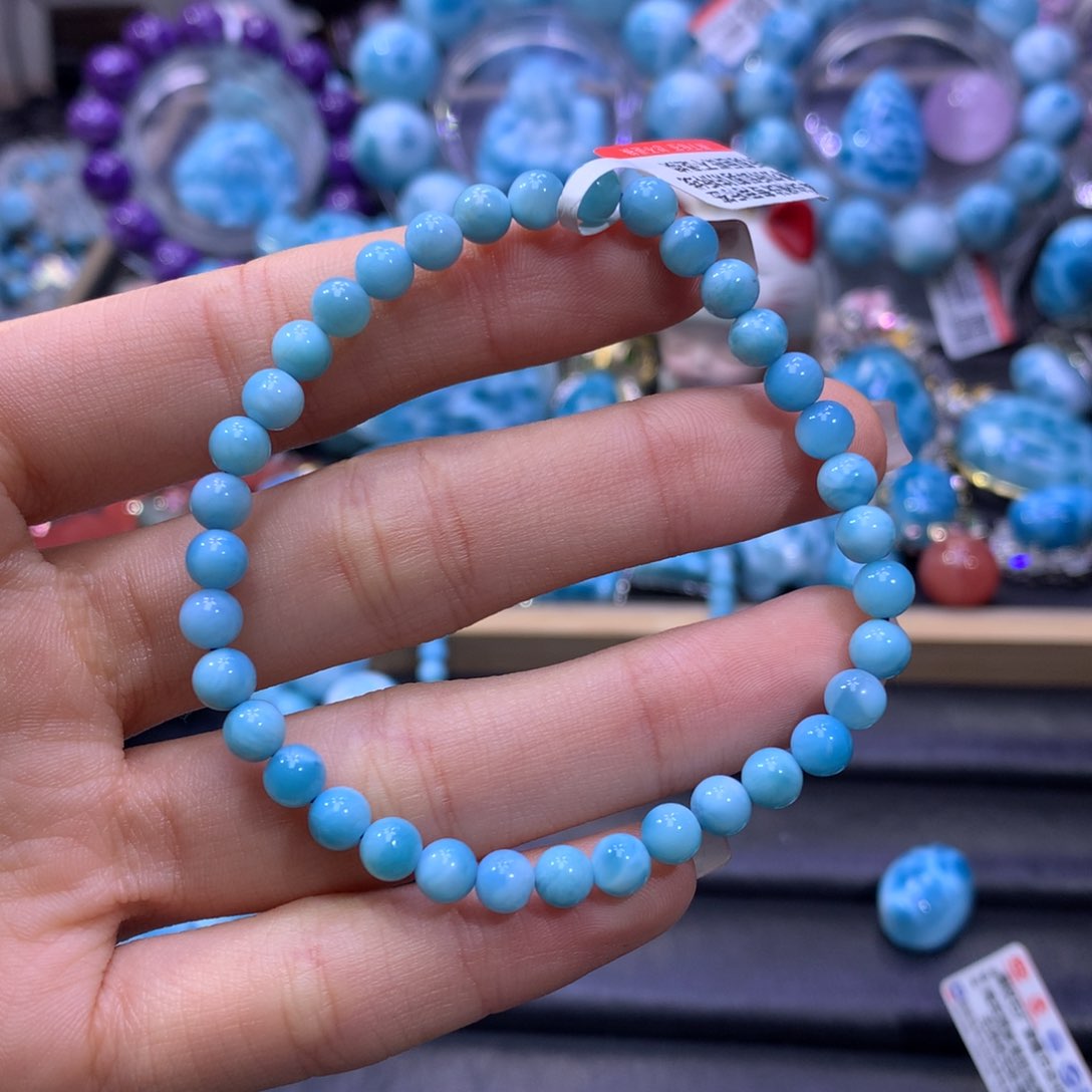 针钠钙石（海纹石）戒指银S925镶嵌香****拉