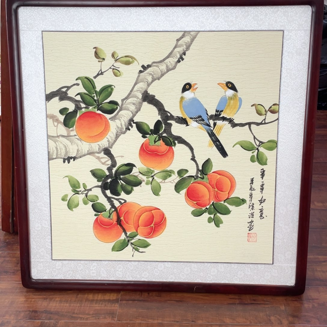 国画带框尺寸63*63厘米