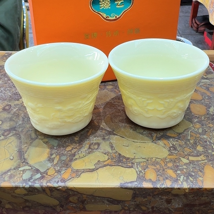 品茗浮雕杯子？？？品茗