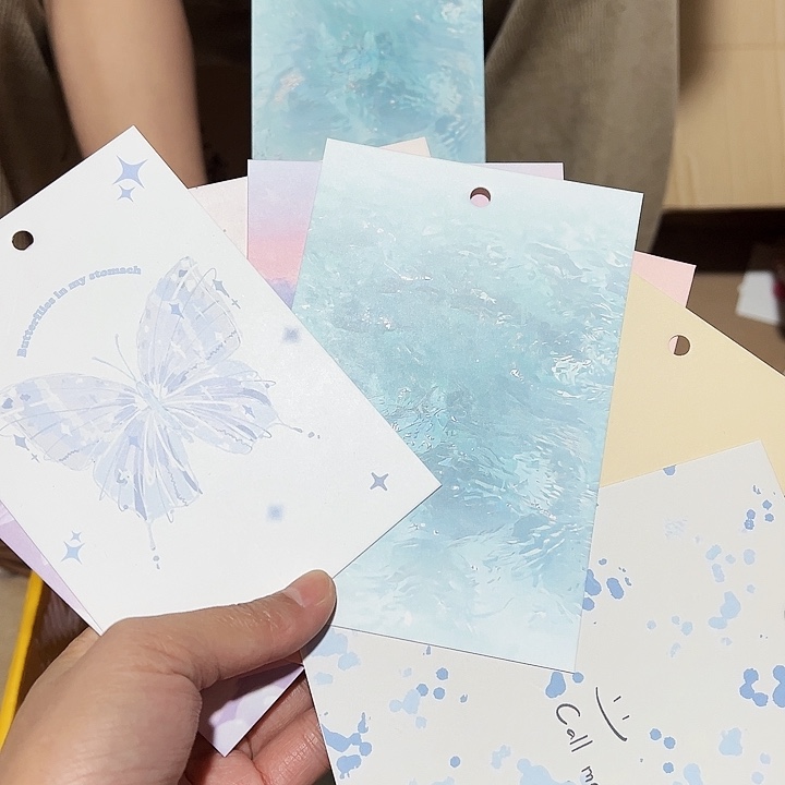 直边9.5×14混款100张