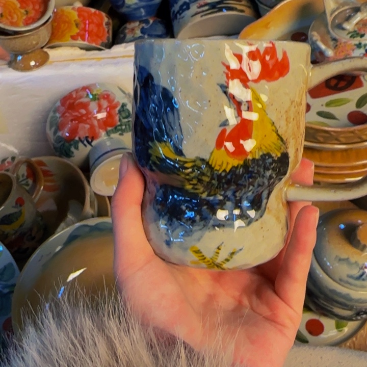 瓷片景德镇陶瓷手工手绘