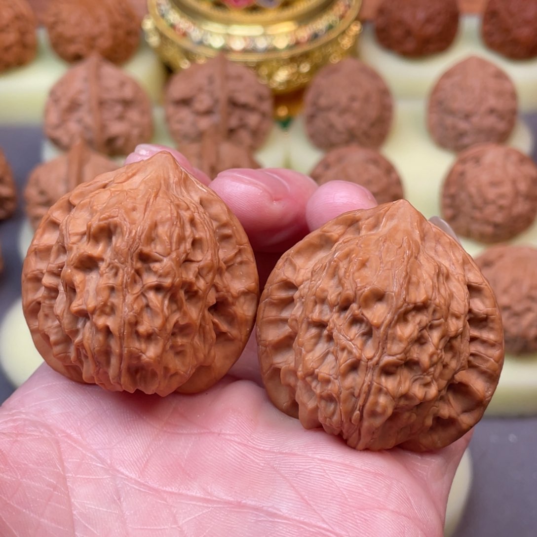 核桃把件崔凯公子帽