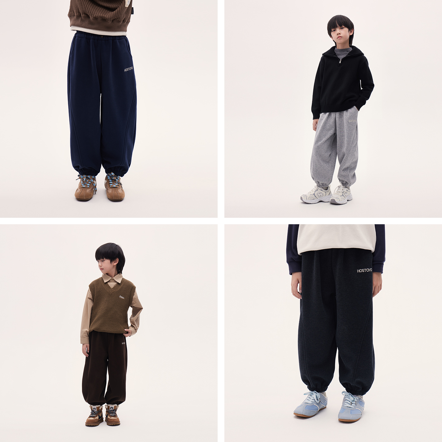 【加绒加厚】男童冬款卫裤儿童舒适保暖长裤17430358030