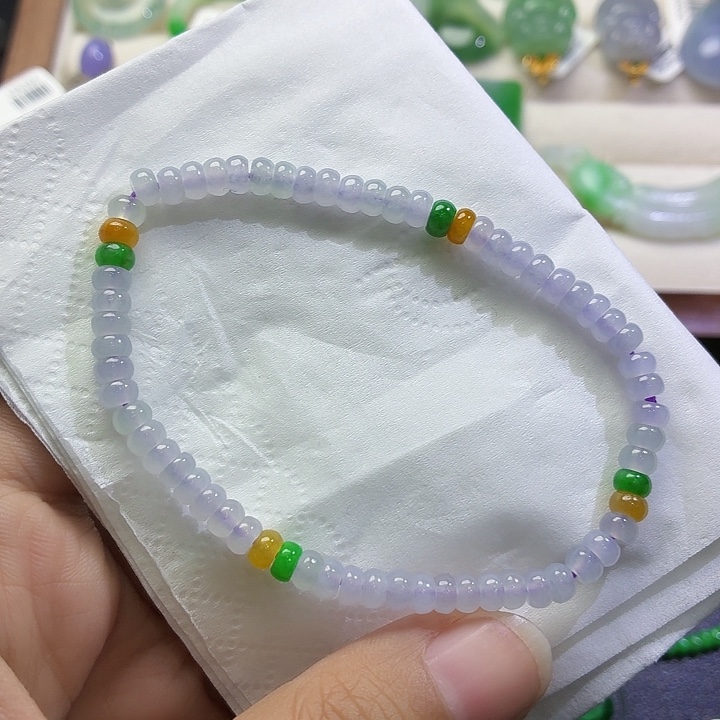 翡翠未镶嵌手链手串