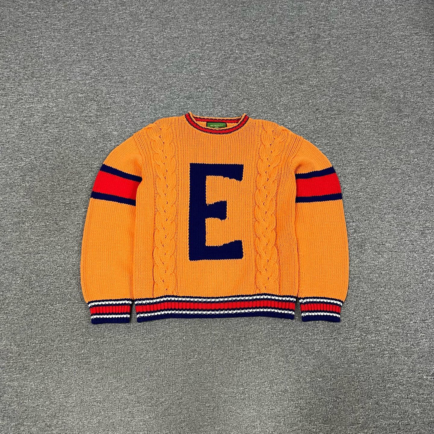 99新 AMIPARIS Gucci 古驰 字母E 针织毛衣 99新 M码