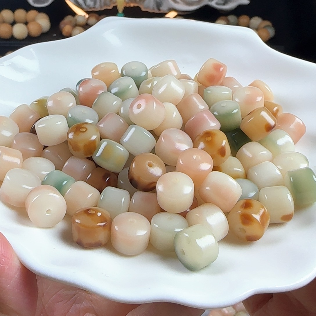 菩提根/象牙果手串卡11玉华马卡龙花皮金伦30卡牌➕20备珠