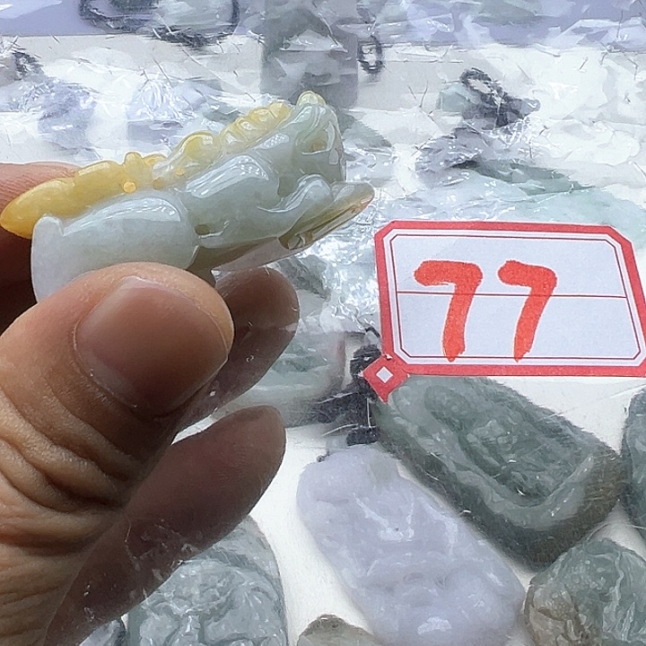 翡翠颈饰未镶嵌保****宝