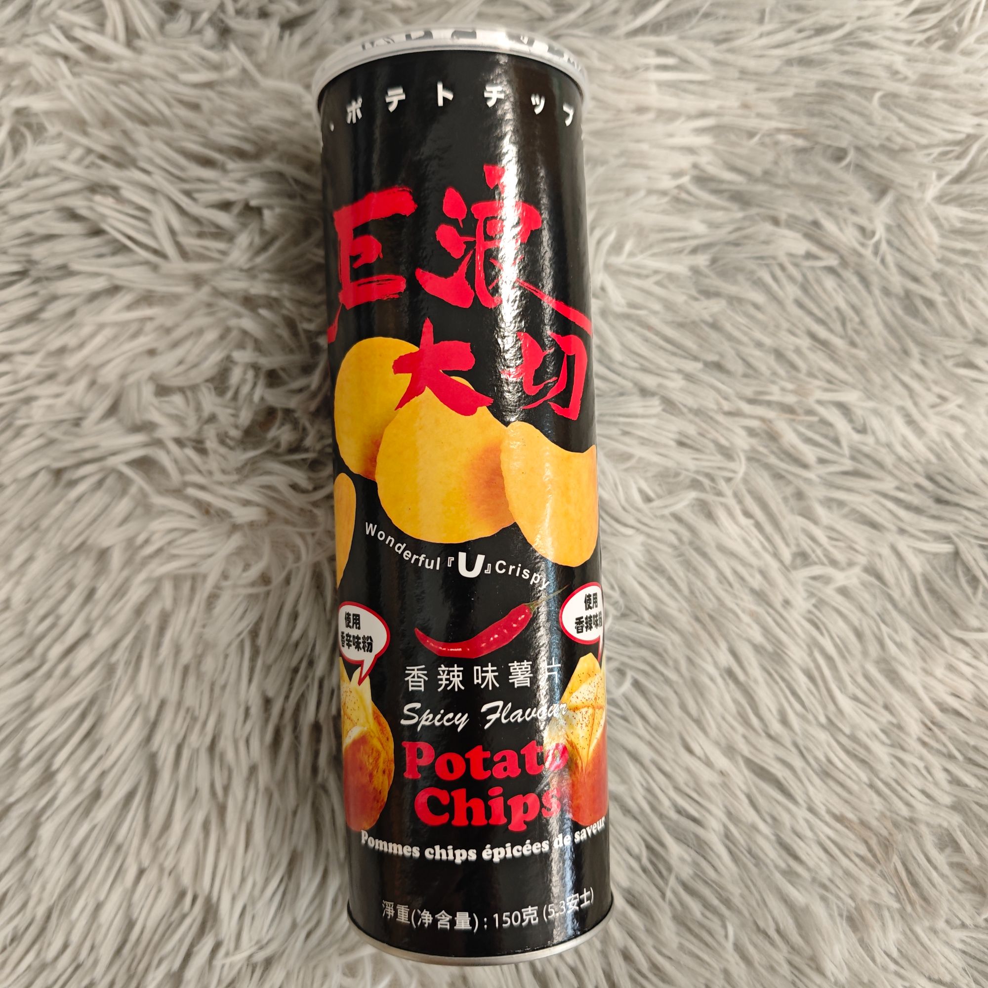 马来西亚巨浪大切香辣味薯片(膨化食品)