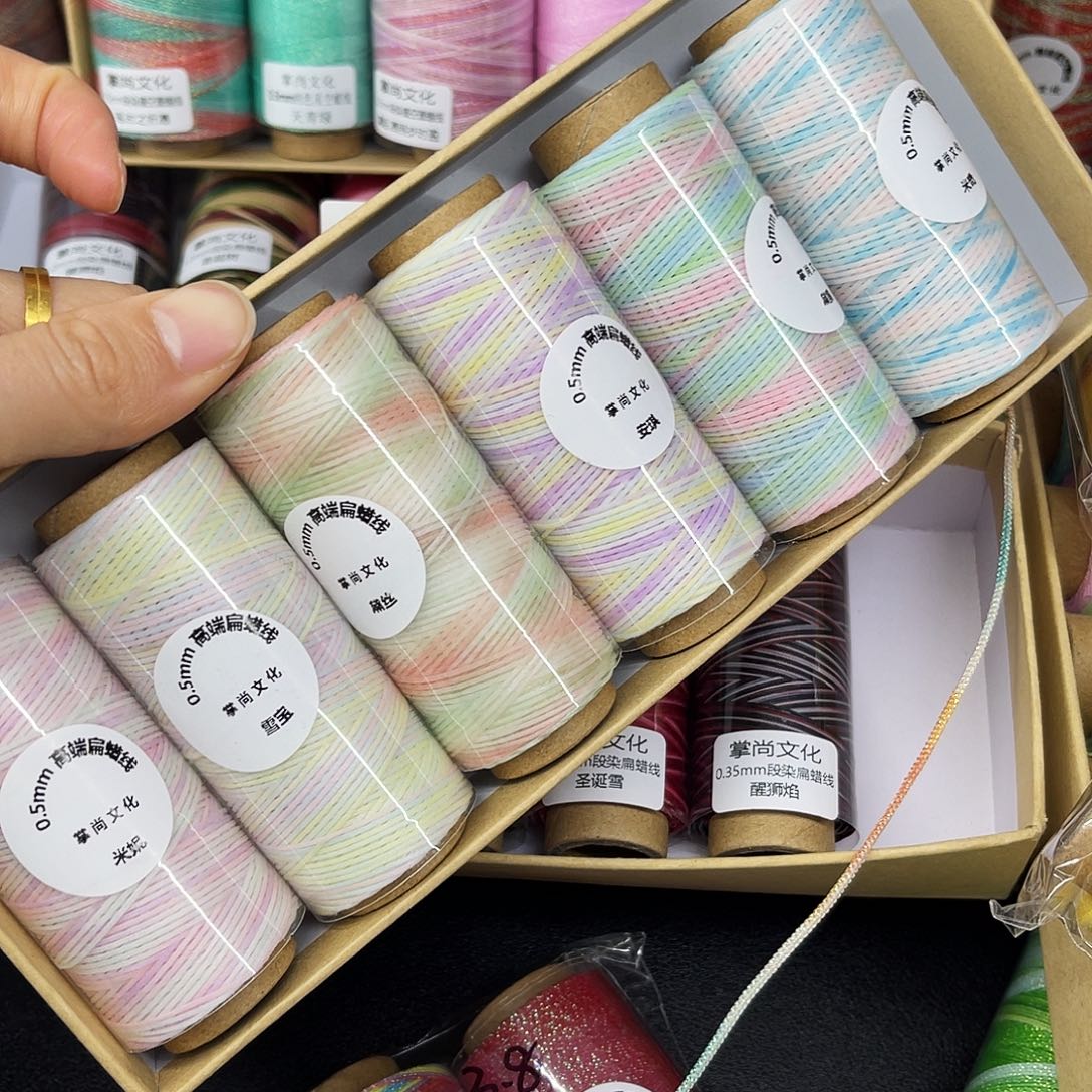 0.5扁蜡段染迪士尼色系6卷