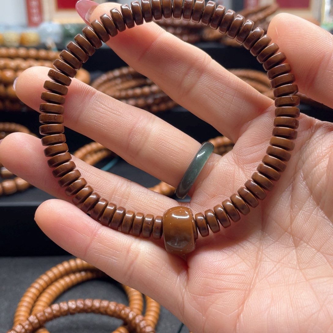 紫金鼠手串7*3纯肉鼠片手串