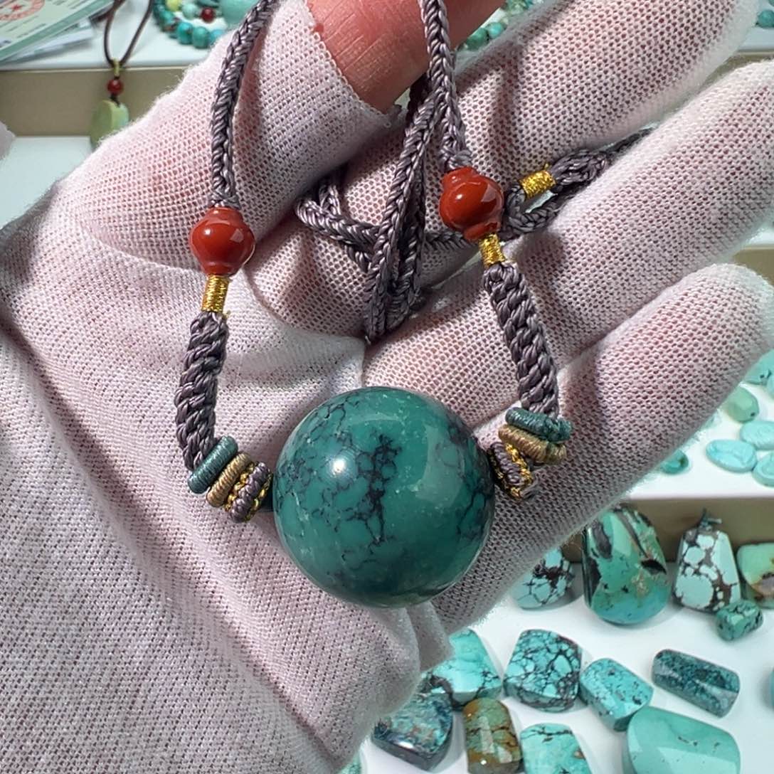 绿松石锁骨珠未镶嵌