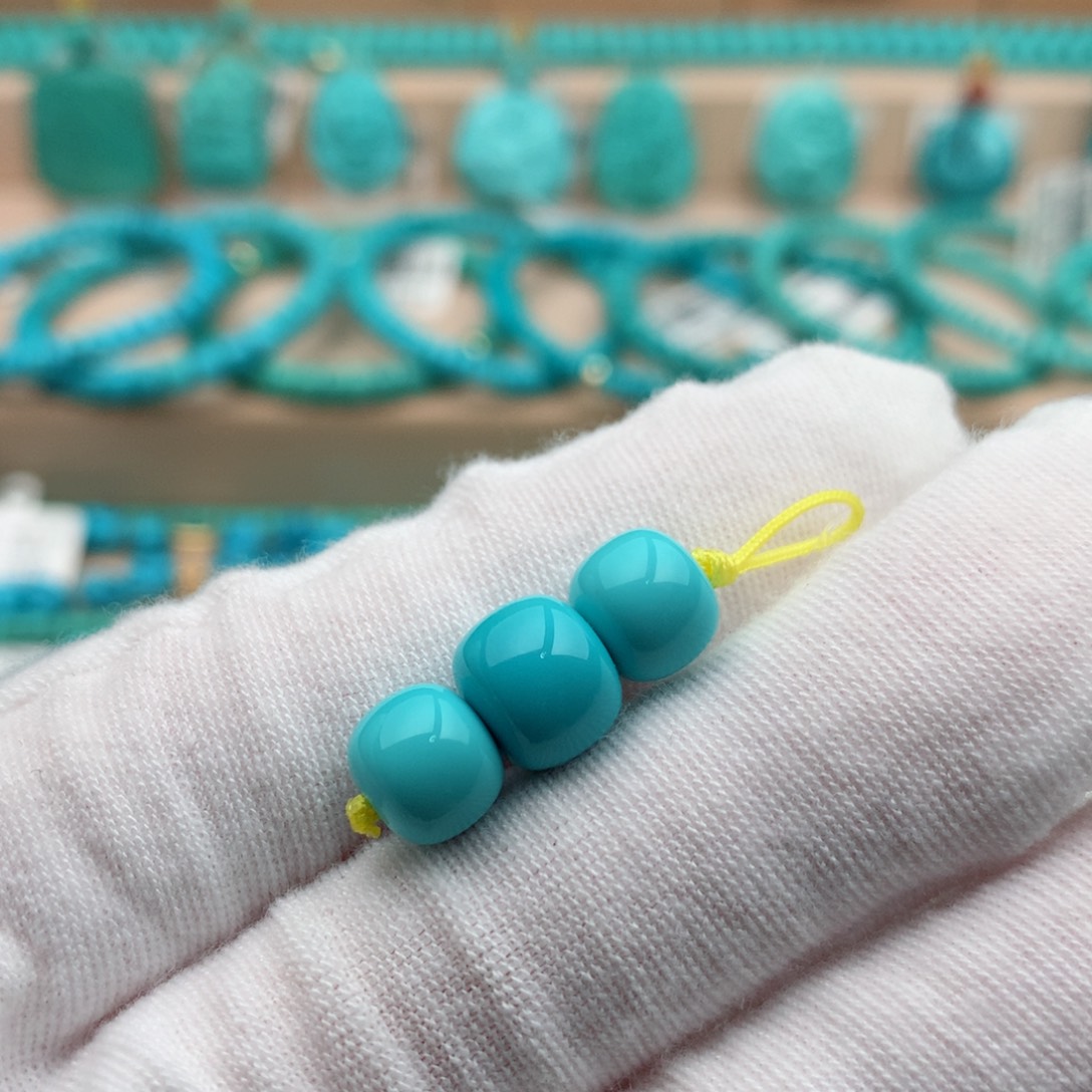 绿松石未镶嵌珠宝奇石8mm